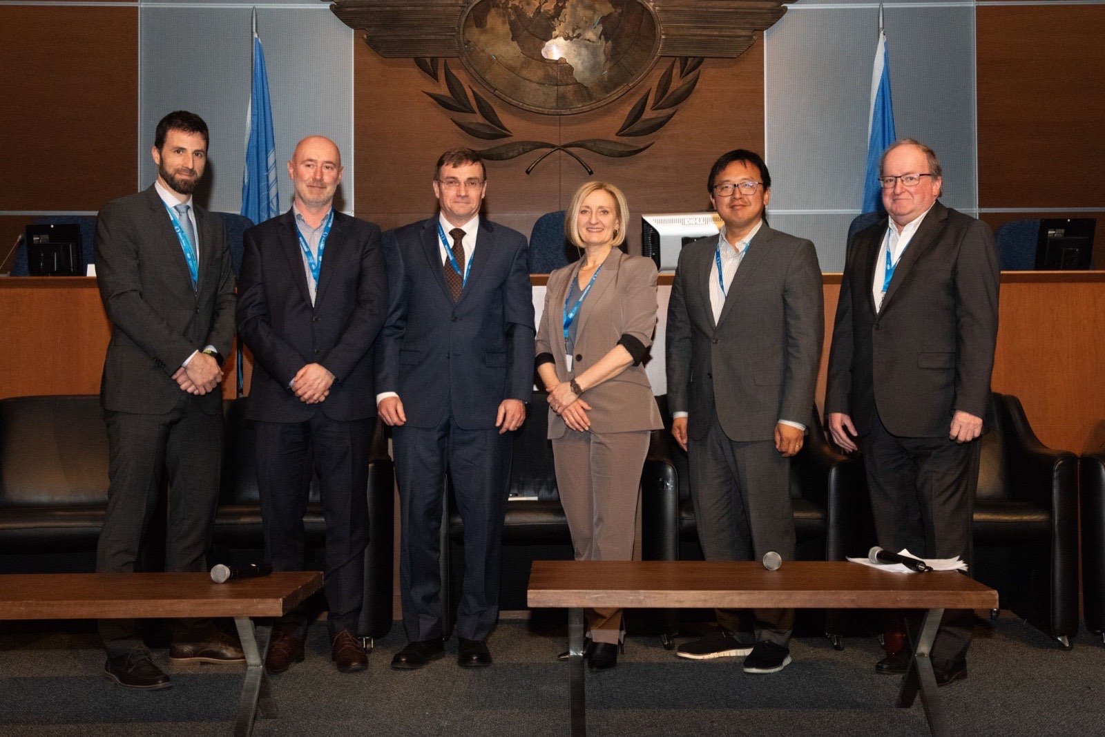Emu Analytics team meeting with ICAO leadership at the Innovation Fair in Montreal