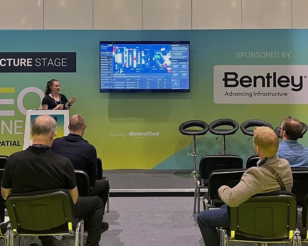 Team Emu at Geo Business, hosted at the ExCel in London